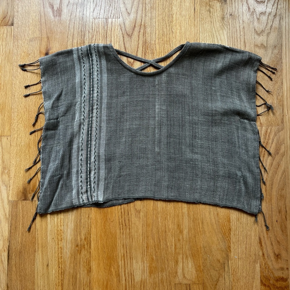Handwoven festival top